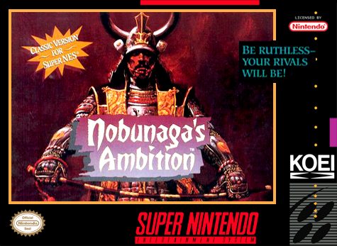 Nobunaga's Ambition - SNES - Nintendo Super Nintendo Entertainment System - Packshots