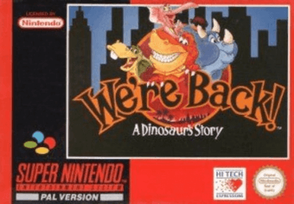We're Back! A Dinosaur's Story - SNES - Nintendo Super Nintendo Entertainment System
