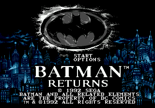 Batman Returns - SNES - Nintendo Super Nintendo Entertainment System - Titles
