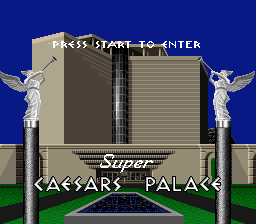 Super Caesars Palace - SNES - Nintendo Super Nintendo Entertainment System - Titles