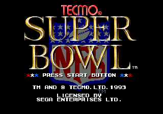 Tecmo Super Bowl - SNES - Nintendo Super Nintendo Entertainment System - Titles
