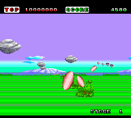 Space Harrier - TG16 - NEC Turbo Grafx TurboChip - Ingames