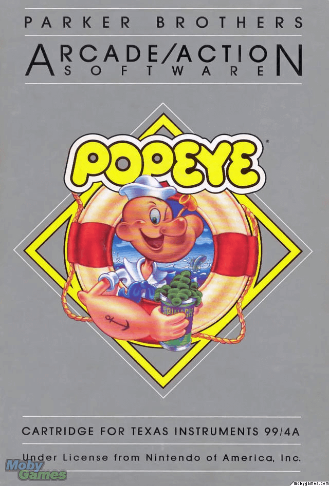 Popeye - TI99 - Texas Instruments TI-99/4A - Packshots