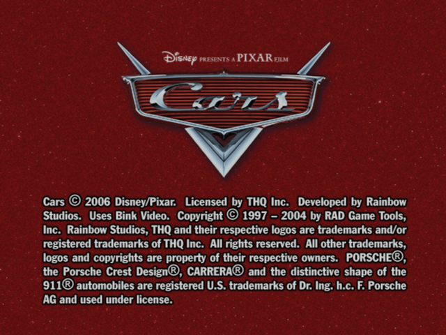 Cars - XBOX - Microsoft Xbox - Titles