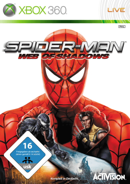 Spider-Man: Web of Shadows - XBOX360 - Microsoft Xbox 360