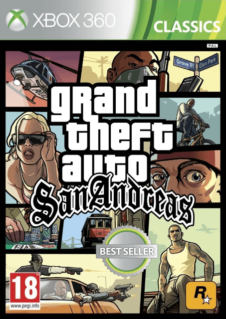 Grand Theft Auto: San Andreas - XBOX360 - Microsoft Xbox 360 - Packshots
